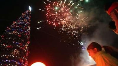 Queen Rania lit the 20m tree, described by her office as the largest in the kingdom, where Christians make up less than four per cent of the country's 5.8 million population.