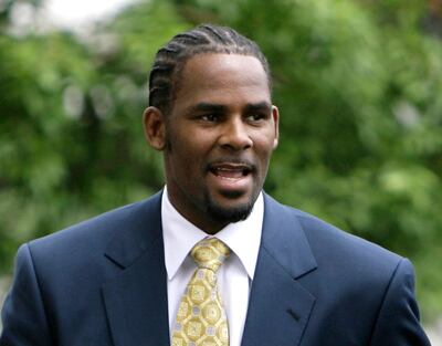 R. Kelly arriving in court in June, 2008. AP