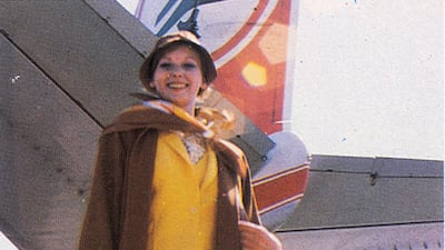 A Middle East Airlines – Air Liban flight attendant in the 1970s. Photo: Middle East Airlines – Air Liban