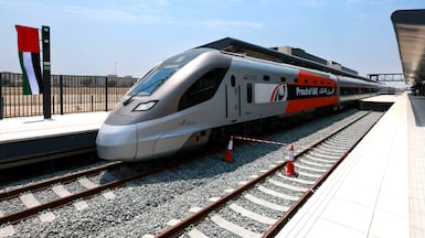 Etihad Rail will allow pets on board passenger trains but they need to be booked on. Victor Besa / The National