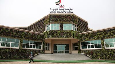 Liwa International School is opening the first private all-girls school in Al Ain for kindergarteners to Grade 10. The US-curriculum school will eventually have capacity for 1,000 pupils. Pawel Dwulit / The National