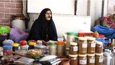 Umm Walid, who thinks she is in her late 60s, makes the 30km journey from Buraimi to the souq daily.