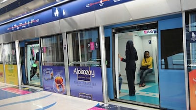 Despite clear signs marking the women and children's carriage, almost 100 men a day are being fined for using the area. Courtesy RTA