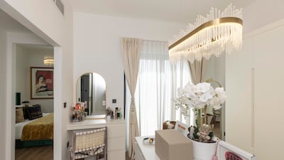 The dressing room