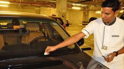 Dubai motorists will be able to pay for valet parking using their Salik account. Photo: Valtrans