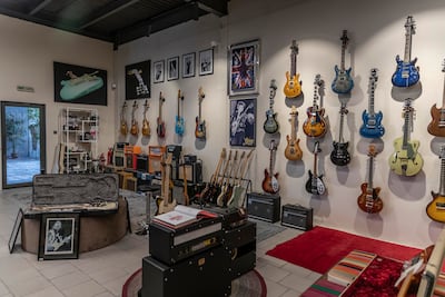 The Art of Guitar showroom and collectors' hub for vintage guitars