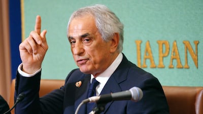 Vahid Halilhodzic took over the Japan national team in March 2015 and was sacked in April this year. Eugene Hoshiko / AP Photo