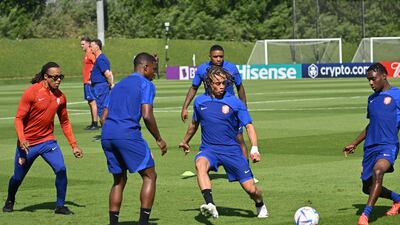 Netherlands midfielder Xavi Simons. AFP