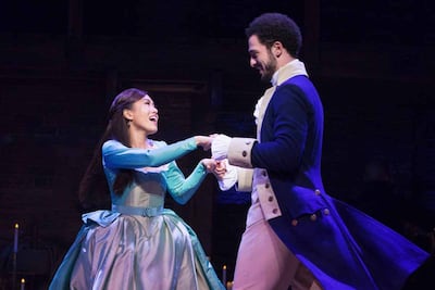 Rachelle Ann Go during a West End production of Hamilton. Photo: Hamilton West End