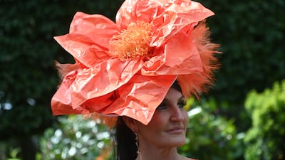 Royal Ascot is all about hats. EPA