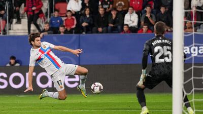 Marcos Alonso – 6. Blocked Osasuna’s first effort on goal, yet he looked to have been clearly fouled before the home team went ahead. The referee had a different view. Did OK thereafter. AFP