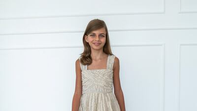 A look from Rami Al Ali's debut childrenswear collection