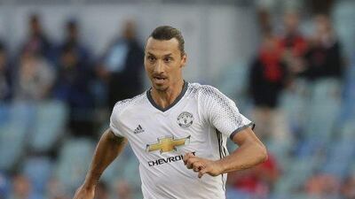 Manchester United’s Zlatan Ibrahimovic in action during the pre-season friendly match between Galatasaray and Manchester United, at Ullevi Stadium, Gothenburg, Sweden, 30 July 2016. Henry Browne / Action Images / Reuters
