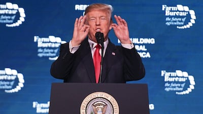 Donald Trump's legal team is considering how they will react to a demand for an interview with the president by Robert Mueller. AFP/JIM WATSON