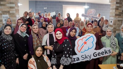 Gaza Sky Geeks is one of several programmes in the territory that provide support to freelancers. Photo: Mercy Corps