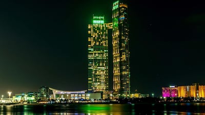 Nation Towers opted for a lighter green. WAM