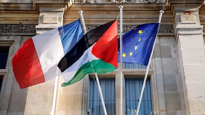 France recognised the state of Palestine last month, angering Israel. EPA