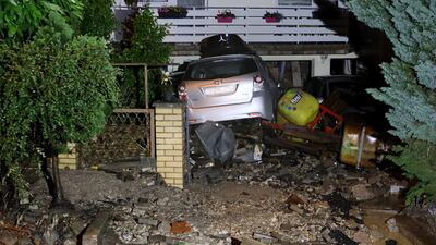 South-west Germany suffered from heavy storms, particularly in Saarland. Mario Avenia / EPA