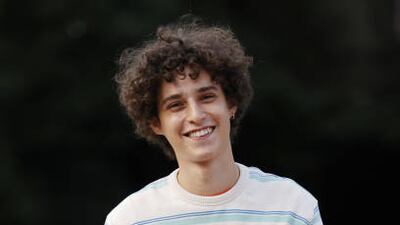 Filippo Scotti arrives at the 78th Venice International Film Festival on August 31, 2021 in Venice, Italy. Getty Images