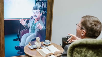 Made by experts at ETH Zurich, the city's university of science and technology, the great scientist's 'twin' will use the power of AI to talk to the public.