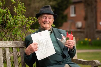 Malcolm Cloutt, a veteran Second World War RAF pilot, is among this year’s recipients of Maundy gifts. Getty