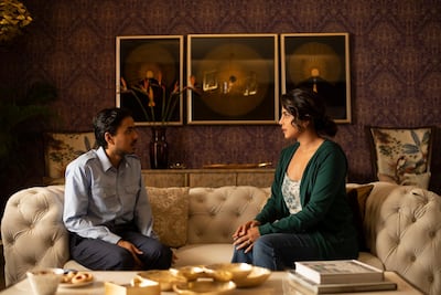Adarsh Gourav and Priyanka Chopra Jonas in a scene from 'The White Tiger.' Courtesy Netflix