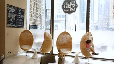 Above, the Marriott Courtyard Abu Dhabi at the World Trade Center Mall. Delores Johnson / The National