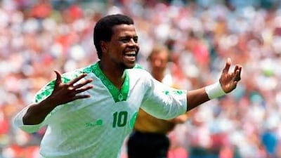 Saeed Al Owairan of Saudi Arabia produced a moment of brilliance at the 1994 World Cup.