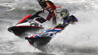 Attapon Kunsa of Thailand won gold in the Runabout 1100 Stock final. Reuters