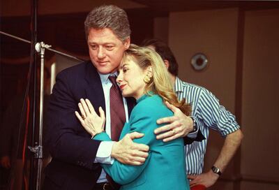 Bill Clinton won the 1992 US presidential election on the mantra of 'it’s the economy, stupid'. Getty Images