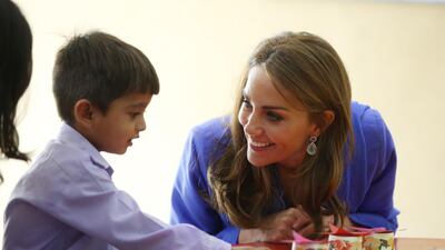 The couple's three children have remained in London while they take their five-day tour of Pakistan. EPA