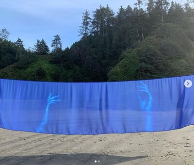 Sarah Ibrahim, 'The Distance and The Maps', from 'Who we are out of the dark' series (2020). Photo: Warehouse421