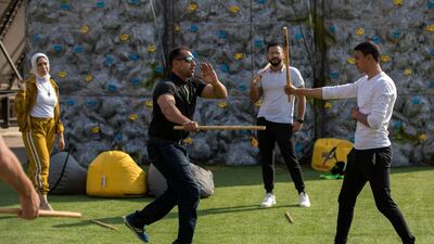 The modern version of tahtib 'is an updated sports version of a multimillennial art'. AFP