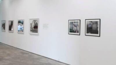The art exhibition Paper, featuring works by contemporary artists Anish Kapoor, Debjani Bhardwaj, Imran Channa, Mohsen Ahmadvand and Walid Siti, at the XVA Art Gallery in Dubai. Jeffrey E Biteng / The National