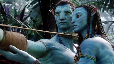 Neytiri, right, and Jake in a scene from the 2009 movie Avatar. AP Photo / 20th Century Fox