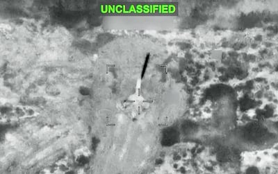 The US strikes Iran for the fifth time in six days, drawing Tehran's reprisals against American allies in the Middle East. Photo: Centcom / AFP