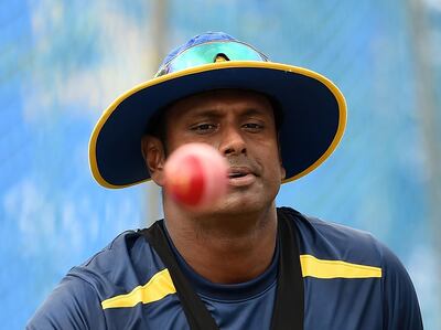 Sri Lanka's Angelo Mathews has a point to prove. AFP