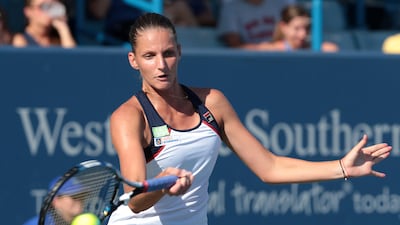 Karolina Pliskova is the world No 1 and pre-tournament favourite to win the US Open. Mark Lyons / EPA
