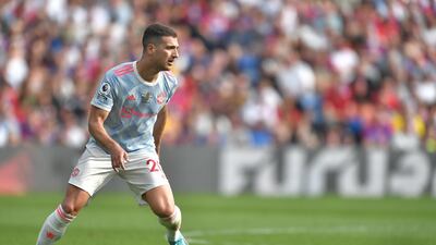 Diogo Dalot 4 - Up against it with Wilfried Zaha and he didn’t best the former Manchester United man. He’s had a good run in the team this season. Has he convinced? About as much as his team. Booked. EPA