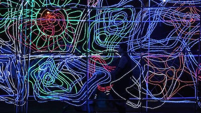 It's the fifth iteration of the annual light show. Chris Whiteoak / The National