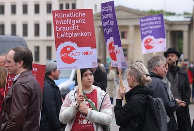 It is not just the UK, Germany has seen public calls for AI restraint too. Sean Gallup/Getty Images