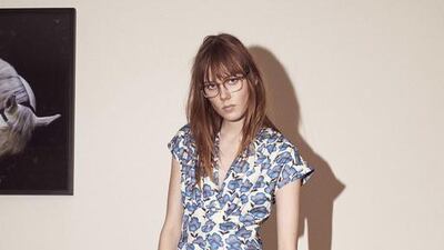 Floral biased cut dress, pre-fall 2016 collection by Paul & Joe. Courtesy of Paul & Joe.