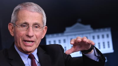 Anthony Fauci has backtracked since criticising the British announcement approving the Pfizer vaccine. AFP