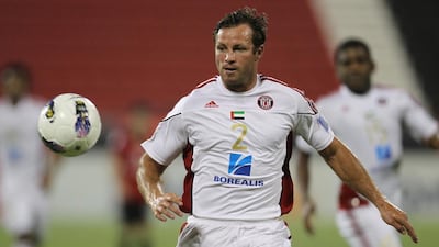 Former Al Jazira defender Lucas Neill. Karim Jaafar / AFP