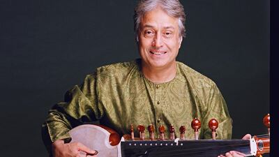 Amjad Ali Khan believes in music as therapy. Courtesy Abu Dhabi Festival