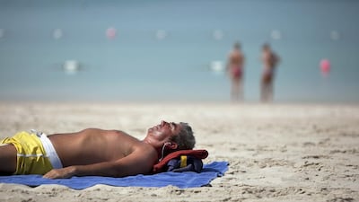 With the intensity of the summer sun in Abu Dhabi, whether you are hitting the beach or just going outside, wearing protective sun cream should be part of your daily routine. Silvia Razgova / The National