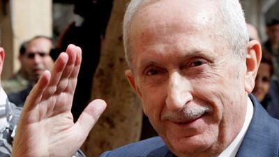 Former Lebanese prime minister Omar Karami. AP Photo