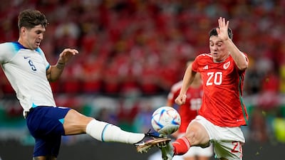 Daniel James – 4. Brought in on the right side of attack to provide killer pace on the counter, but Wales were unable to get him into the game. Frustration crept into his performance and he picked up a booking for a late foul on Stones. Came close with a curling cross-shot early in the second half. AP Photo