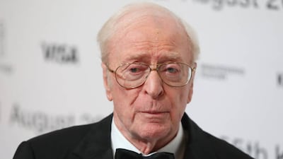 Michael Caine at the 55th Karlovy Vary International Film Festival on August 20, 2021, in Karlovy Vary, the Czech Republic. Getty