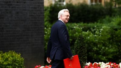 Mr Davis and his fellow eurosceptic ministers are ready to confront the PM over the policy at a crunch meeting of her Brexit ‘war cabinet’ on Thursday Simon Dawson/Bloomberg
